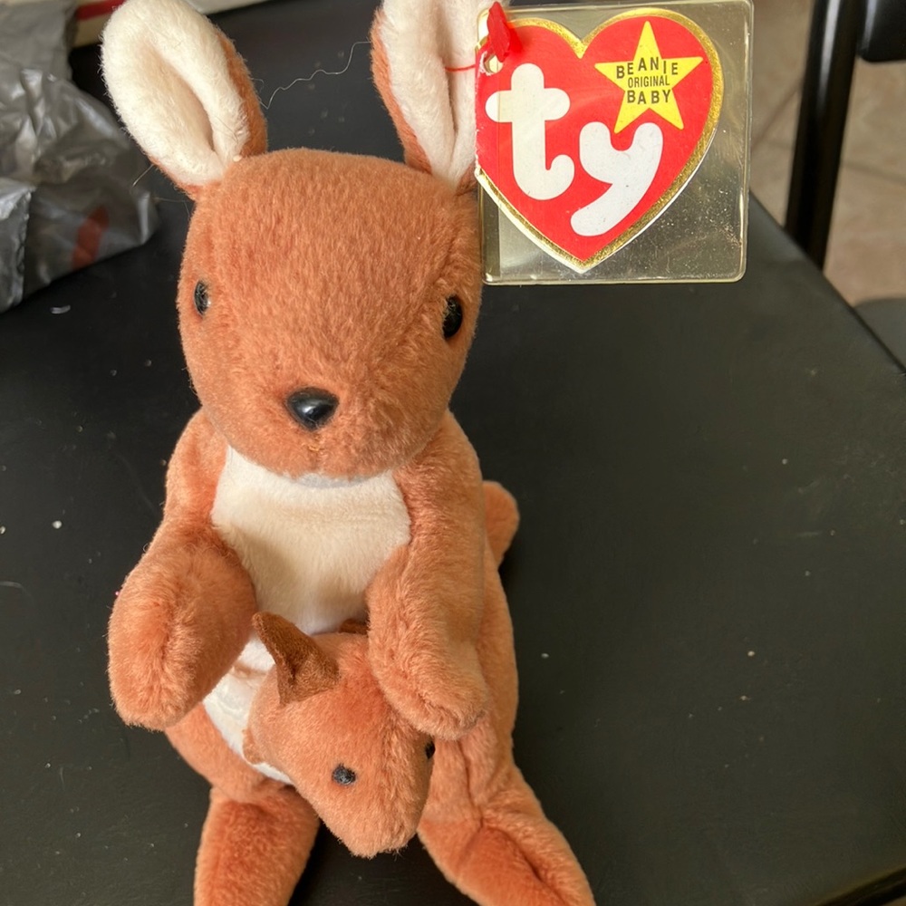 Ty kangaroo with baby